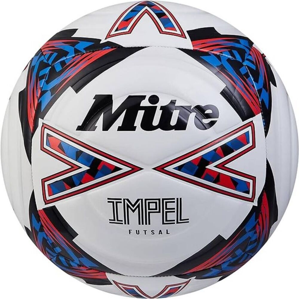 Mitre Impel Futsal Soccer Ball / White/Red